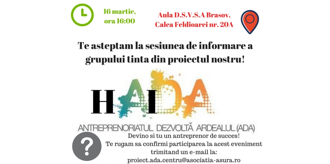 Eveniment de informare la Brașov