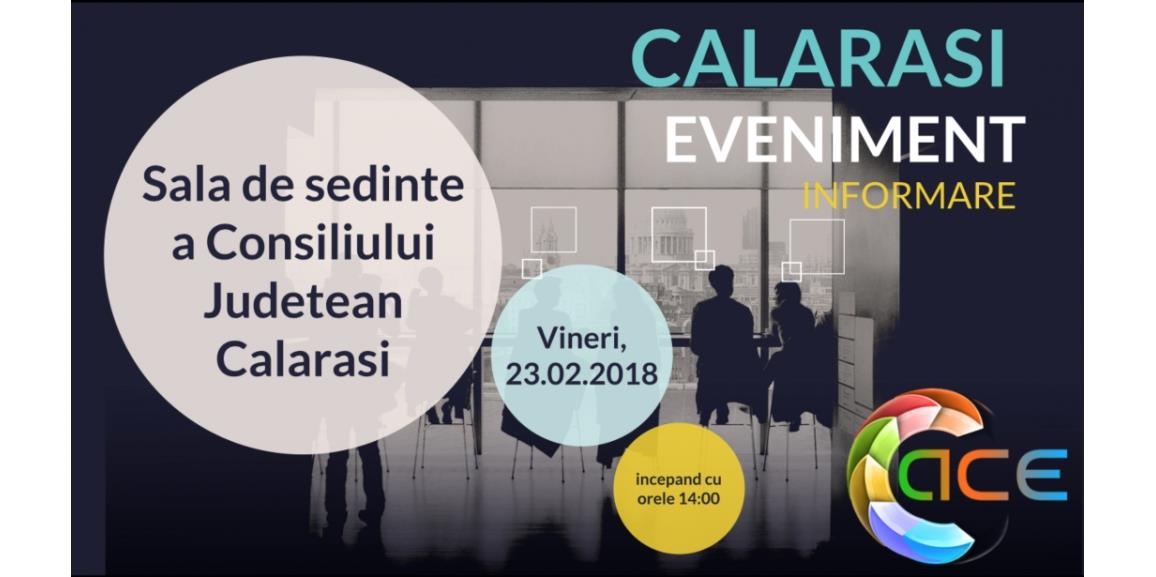 Eveniment de informare la Călărași